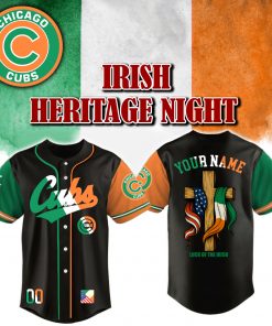 Chicago Cubs x Irish American Heritage Night Luck Of The Irish-3D Baseball Jersey
