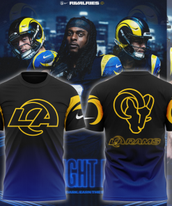 Los Angeles Rams 2025 NFL Rivalries Midnight Mode T-shirt