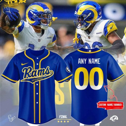 Los Angeles Rams Baseball Jersey