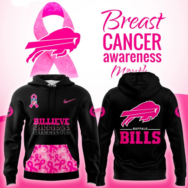 Buffalo Bills NFL Breast Cancer Awareness 2025-2026 Hoodie Buffalo Bills NFL Breast Cancer Awareness 2025-2026 Hoodie