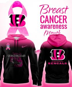 Cincinnati Bengals NFL Breast Cancer Awareness 2025-2026 Hoodie
