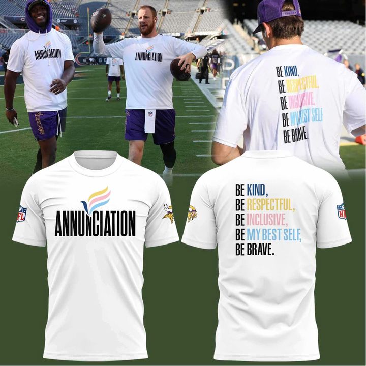 Minnesota Vikings Annunciation Appreciation Day T-shirt Minnesota Vikings Annunciation Appreciation Day T-shirt