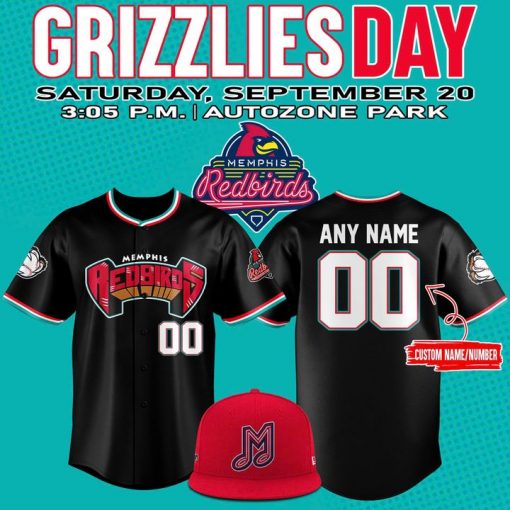 Memphis Redbirds Grizzlies Day Jersey 2025