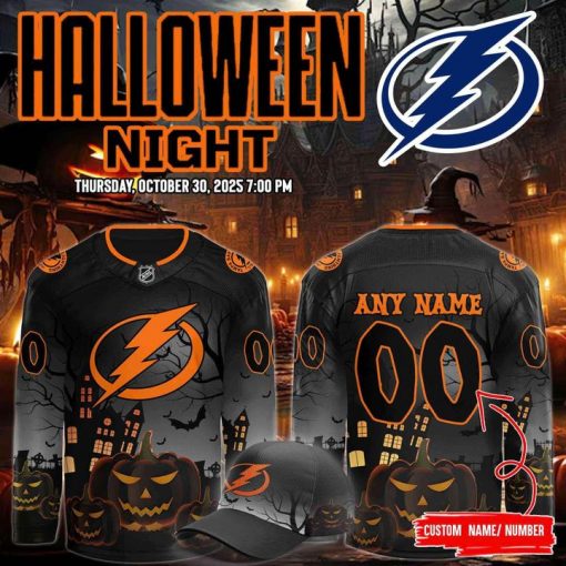 Tampa Bay Lightning 2025 Halloween Night Jersey