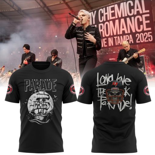 ampa Bay Buccaneers x My Chemical Romance Tour 2025 T-shirt