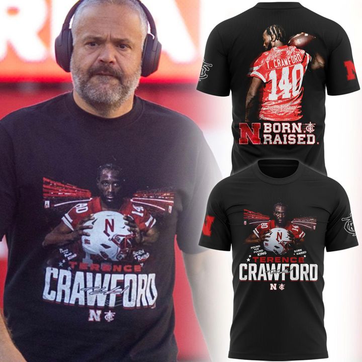 Nebraska Cornhuskers football Collab Terence Crawford T-shirt Nebraska Cornhuskers football Collab Terence Crawford T-shirt