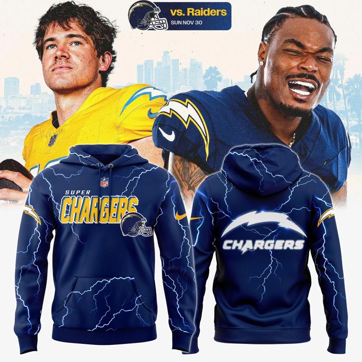 Limited Edition Los Angeles Chargers Nike Navy Super Chargers Hoodie Limited Edition Los Angeles Chargers Nike Navy Super Chargers Hoodie