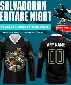Salvadoran Heritage Night Jersey(Black)