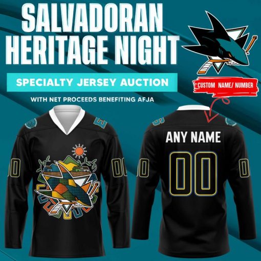 Salvadoran Heritage Night Jersey(Black)