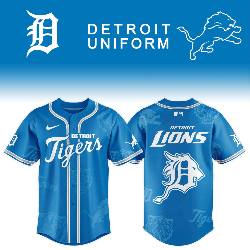Detroit Tigers x Detroit Lion Limited Edition Jersey 2025 Detroit Tigers x Detroit Lion Limited Edition Jersey 2025