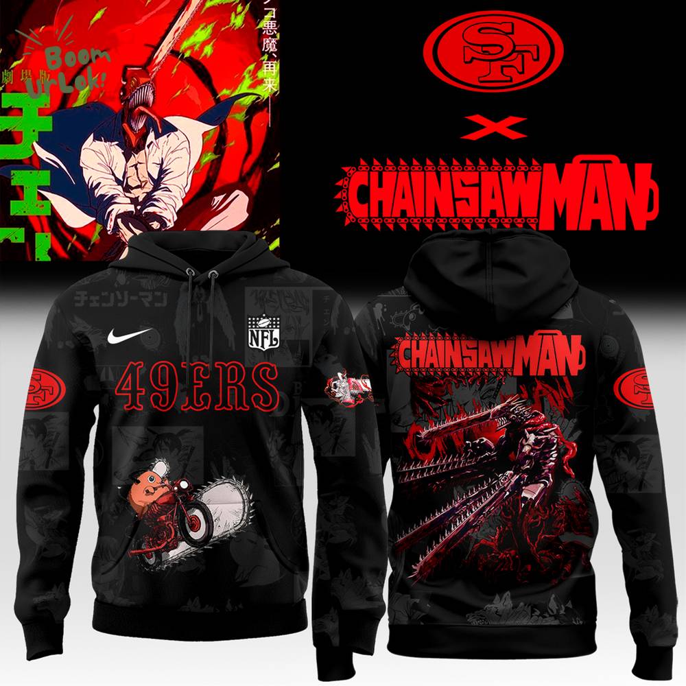 49ers x Chainsaw Man Hoodie 49ers x Chainsaw Man Hoodie
