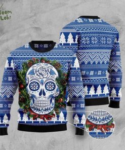 Awesome Sugar Skull Ugly Christmas Sweater