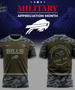 B.Bills Military Appreciation Month 2025 Combo Shirt