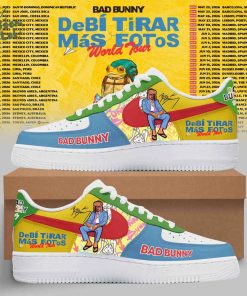 Bad Bunny – Debí Tirar Más Fotos World Tour AF1 Shoes