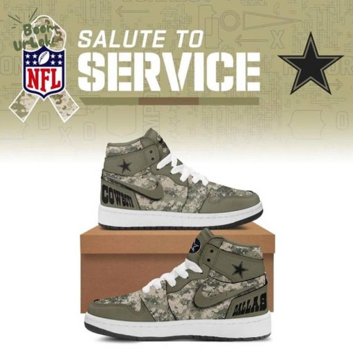 2025 Limited Edition Sneaker Veterans Day Dallas Cowboys for fans