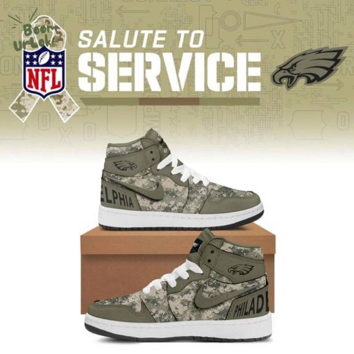 2025 Limited Edition Sneaker Veterans Day Philadelphia Eagles for fans