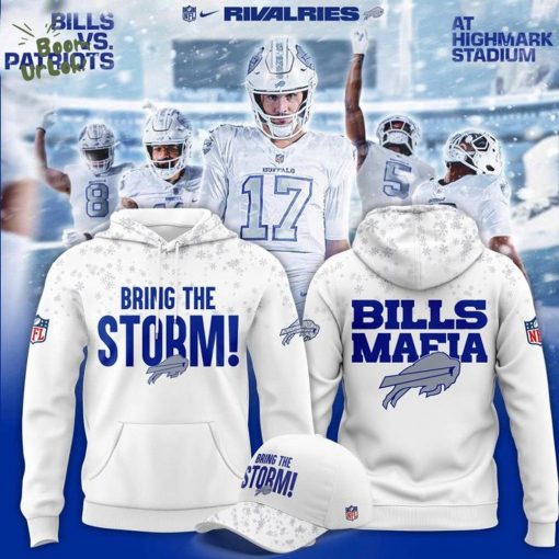 Buffalo Bills “Bring The Storm” Limited Hoodie – White