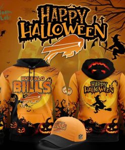 Buffalo Bills ” Happy Halloween ” Hoodie 2025