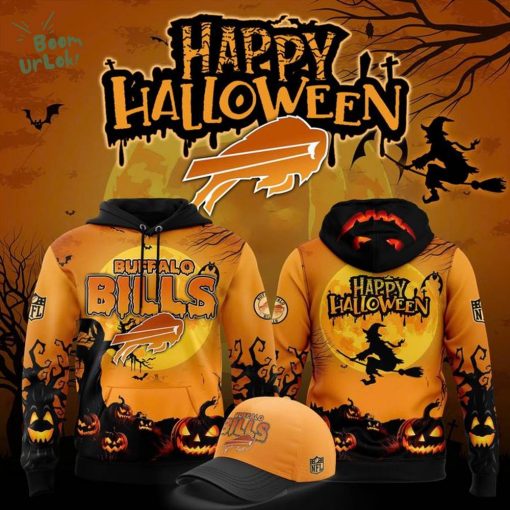 Buffalo Bills ” Happy Halloween ” Hoodie 2025