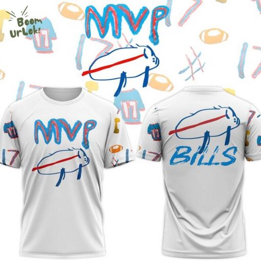 Buffalo Bills ” Josh Allen 2025 Billustration Charlie” Special T-Shirt