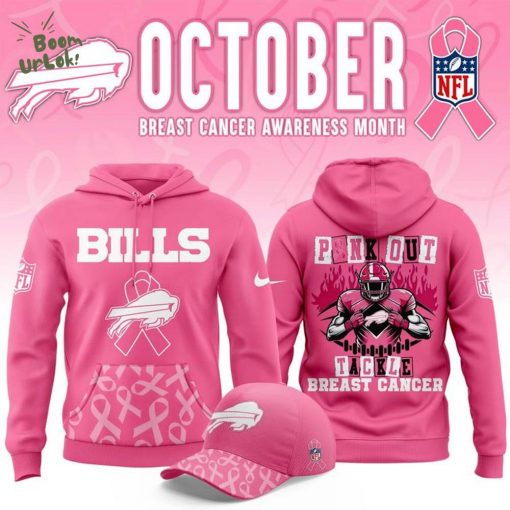 Buffalo Bills ” OCTOBER BREAST CANCER AWARENESS MONTH ” Hoodie