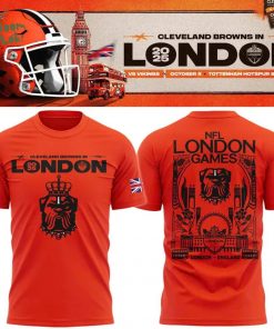 Cleveland Browns 2025 London Game Limited T-shirt