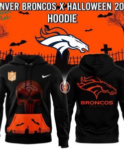 Denver Broncos x Halloween 2025 Hoodie