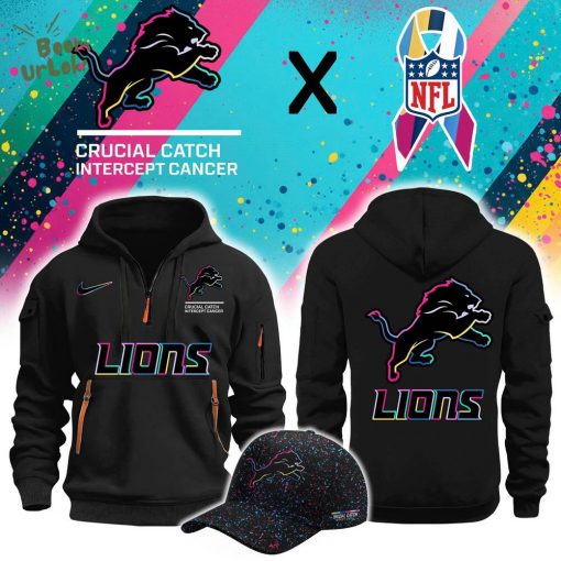 Detroit Lions 2025 Crucial Catch Limited Edition Zip Hoodie