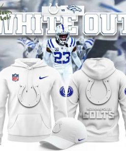 Indianapolis Colts “White Out” 2025 Hoodie