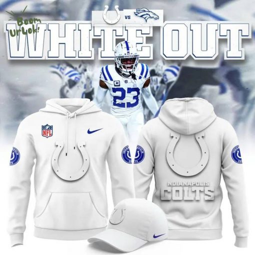 Indianapolis Colts “White Out” 2025 Hoodie