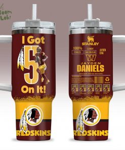 J.D 5 Washington Football Tumbler 40oz