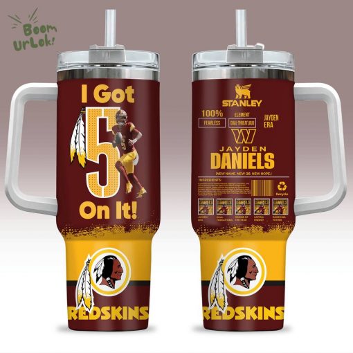 J.D 5 Washington Football Tumbler 40oz