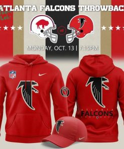Limited Edition Atlanta Falcons 2025 Classic Logo Hoodie-RED