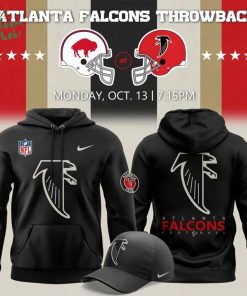 Limited Edition Atlanta Falcons 2025 Classic Logo Hoodie-black