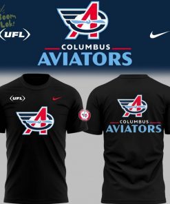 Limited Edition Columbus Aviators Football Black TShirt