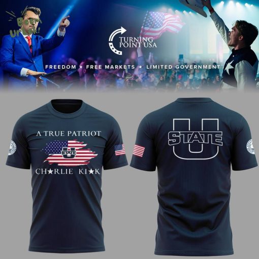 Limited Edition Utah State x Turning Point USA 2025 TShirt
