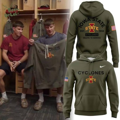 Limited Edition Veterans Day Hoodie From The Iowa State Wrestling Hoodie