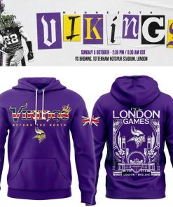 Minnesota Vikings 2025 NFL London game Hoodie