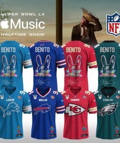 NFL x Bad Bunny 2026 Super Bowl LX Halftime Show Custom Name And Number Jersey