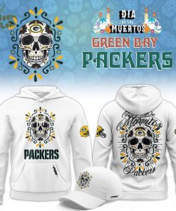 Packers Pro Standard Eternal Skull Hoodie – White