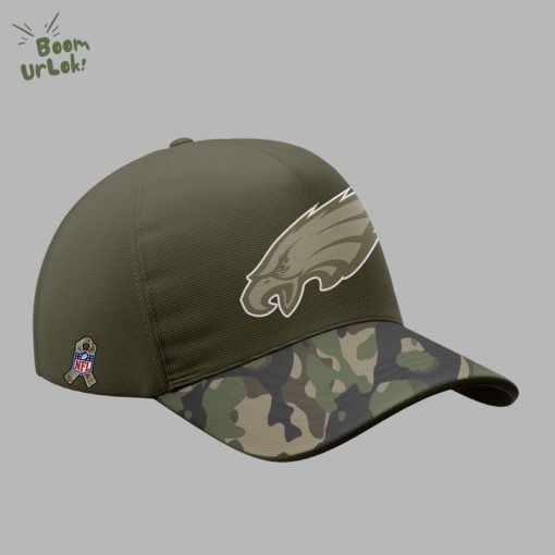 Philadelphia Eagles Nike Olive 2025 Salute to Service Sideline Standard Hoodie