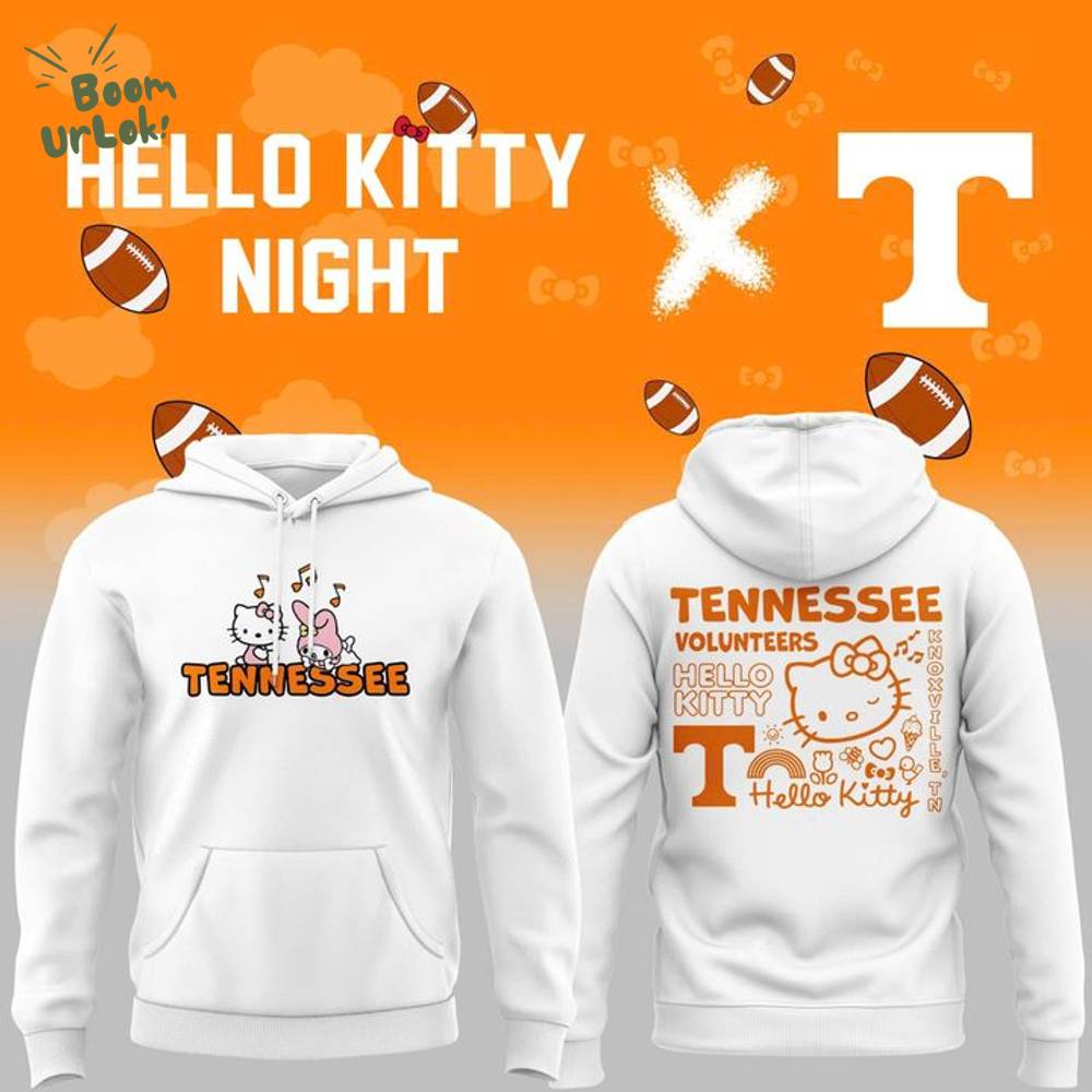 Special Edition Tennessee Football x Hello Kitty Hoodie 2025 Special Edition Tennessee Football x Hello Kitty Hoodie 2025