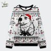 The Cat Is Watching Today Christmas Ugly Sweat