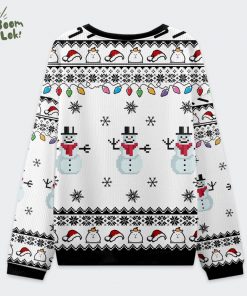 Capybara Smoking Christmas Ugly Sweat