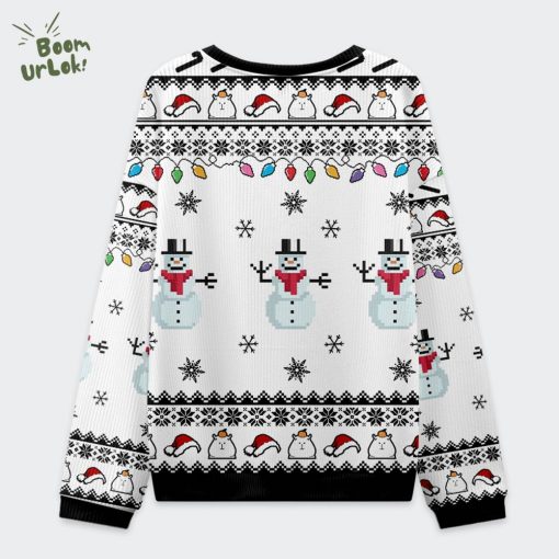 Capybara Smoking Christmas Ugly Sweat