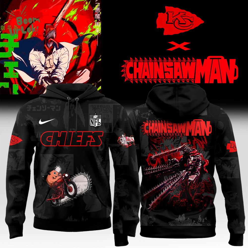 Chiefs x Chainsaw Man Hoodie Chiefs x Chainsaw Man Hoodie