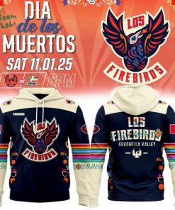 Coachella Valley Firebirds 2025 Día de Los Muertos Hoodie