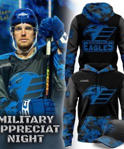 Colorado Eagles Military Appreciation Night Hoodie 2025
