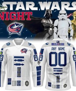 Columbus Blue Jackets 2025 Star Wars Night Jersey