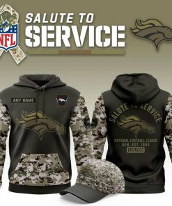 Denver Broncos ” Saluteto Service ” 2025 Hoodie(Custom)